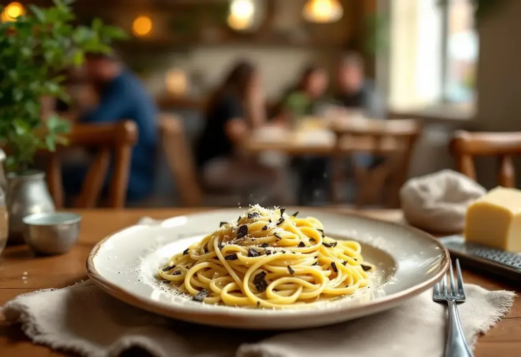 Véritable institution bruxelloise, ce restaurant italien démocratise la truffe noire sous toutes ses formes